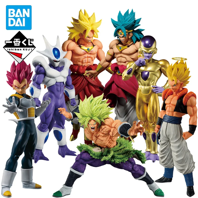 Bandai Ichibansho Dragon Ball Back To The Film Broly Vegeta Frieza Gogeta Cooler Anime Figure Collection Model