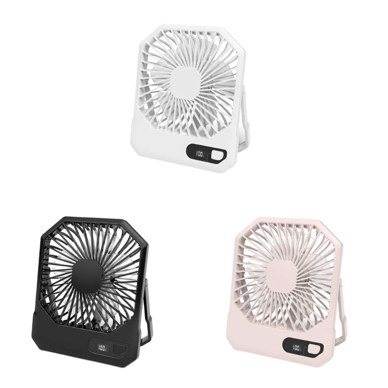 

D0AB Outdoor Desk Fan Desktop Table Fan USB Desk Fan Table Cooling Fan Foldable