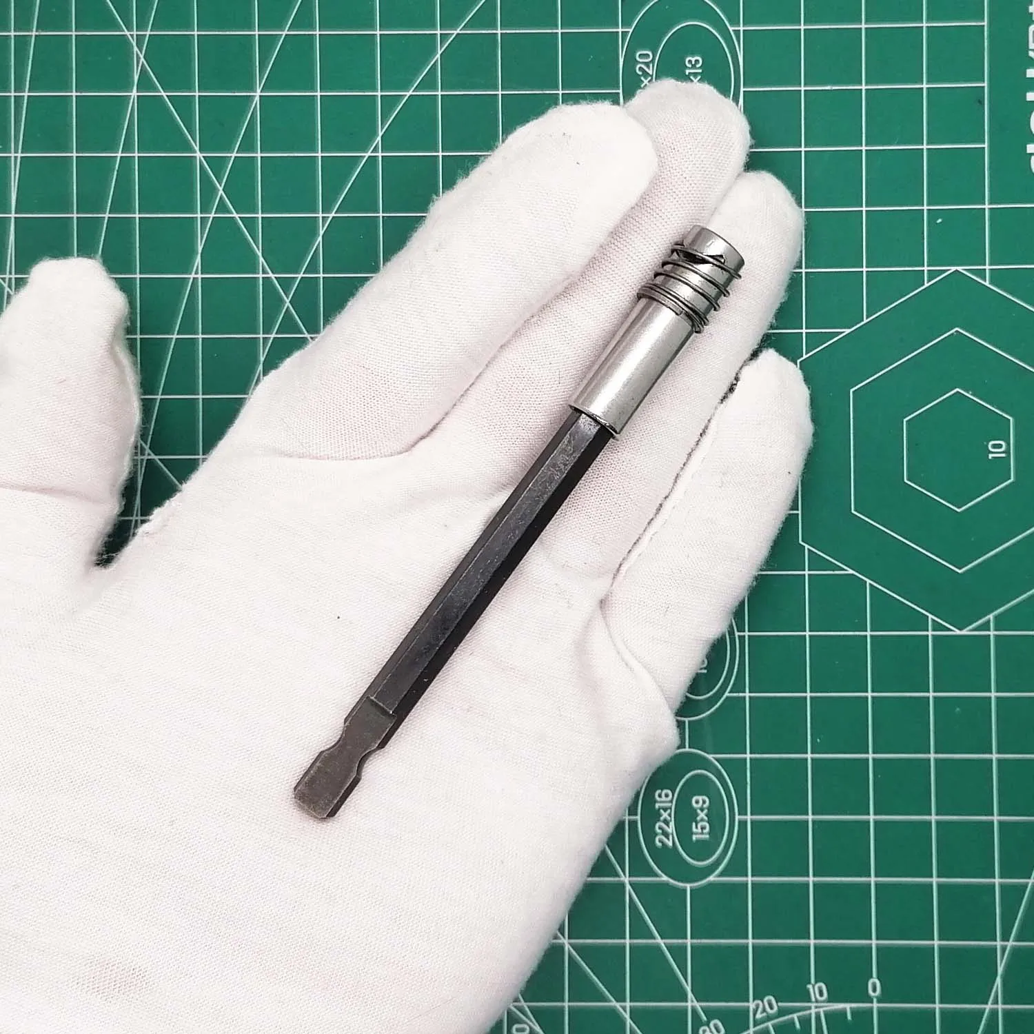 Supporto Per Cacciavite A Punta Piatta Con Estensione Del Driver Da 1 Pezzo A Adattatore Per Bit Da 6.35Mm Per Multi-Tool In Similpelle