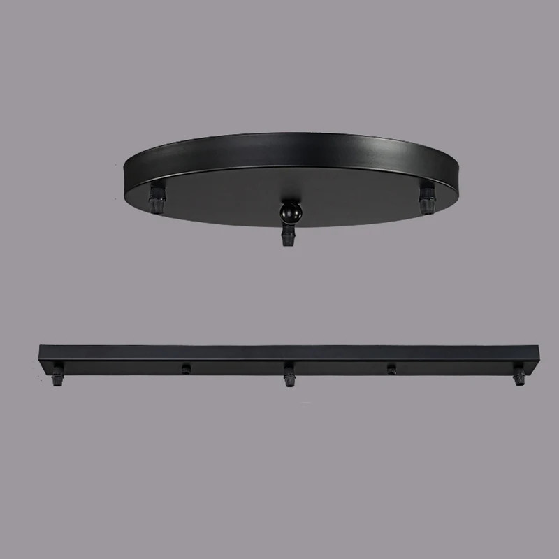 Chandeliers Pendant Lamp Light Base Plate Lighting Accessories Black/White Round/Rectangular Ceiling Canopy Plate Lamps Chassis led lights lamp holder lamp bulb holder lamp base diy lighting accessories