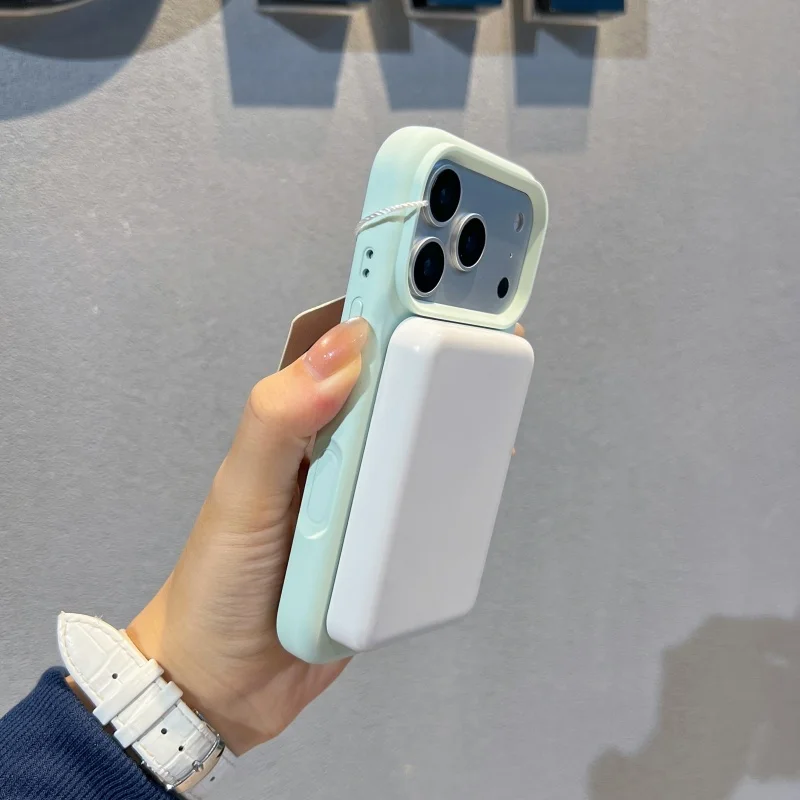 Luxury Liquid Silicone Magnetic Phone Case, Soft Cover with Magsafe-Compatible Wireless Charging