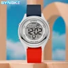 SYNOKE Colorful Children Seven Lights Watches Sport Students Digital Watch For Kids Waterproof Electronic Watch Shock Resist 6
