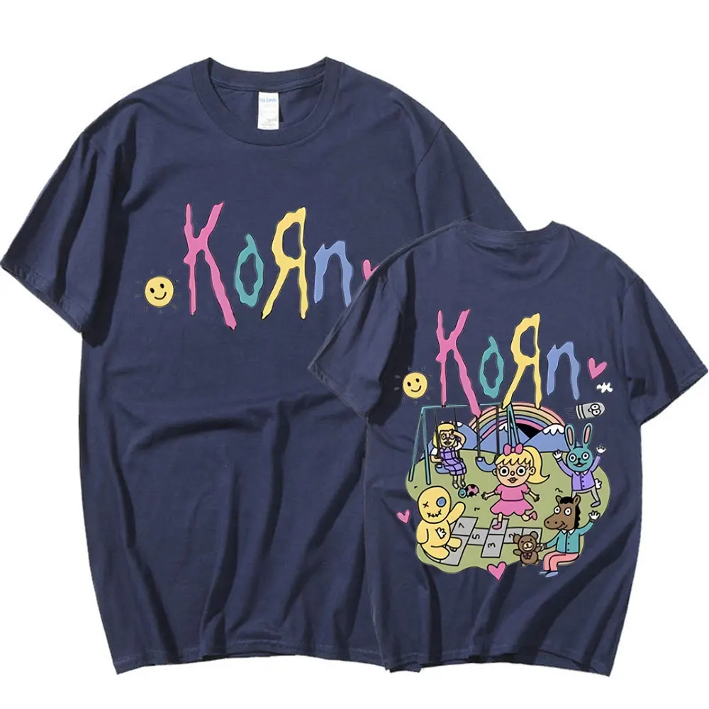 Korn Cartoon Rock Band Music Album T Shirt Men Women