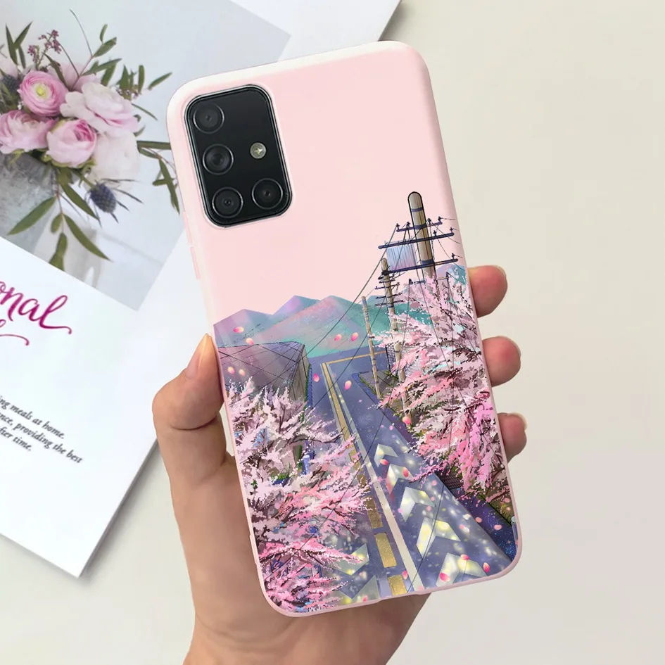 Elegant Floral Slim Shockproof Silicone Phone Case