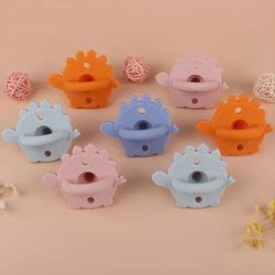 Anneau de dentition en Silicone pour bébé, 1 pièce, qualité alimentaire, pendentif sucette chaîne collier DIY, accessoires pour nourrissons, jouets, cadeau 