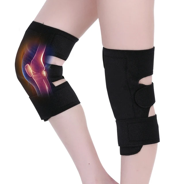 Tourmaline Magnetic Knee Brace Far Infrared Self Heating Pad Arthritis Pain Relief Support for Men Women Sports Fitness 3