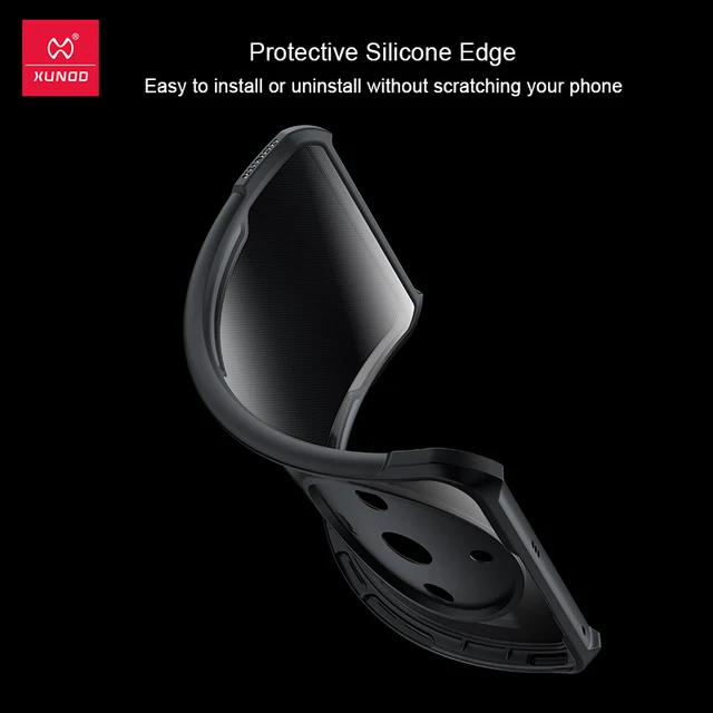 Xundd For Realme 11 4G Case For Realme 11 Pro Plus Pro + غطاء هاتف, شفاف مضاد للبصمة واقي من الصدمات