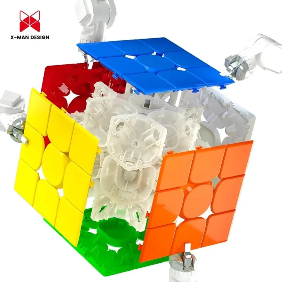 QiYi XMD Series Tornado V3 3x3/Dream 4x4/ XMD Hong 5X5 Stickerless  Magnetic Magic Cubes Speed Cube Qiyi XMD Version Puzzle Toys 4
