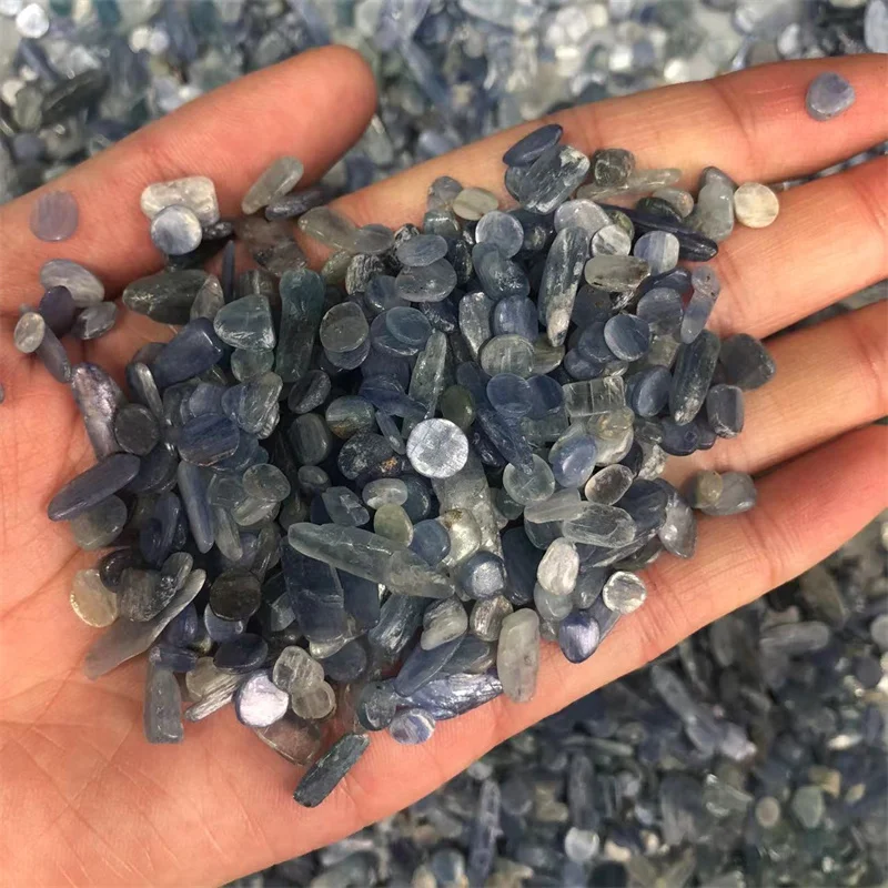 

Kyanite Chips Natural Stones Quartz Crystal Healing Gravel Gemstones Reiki Decoration Gems