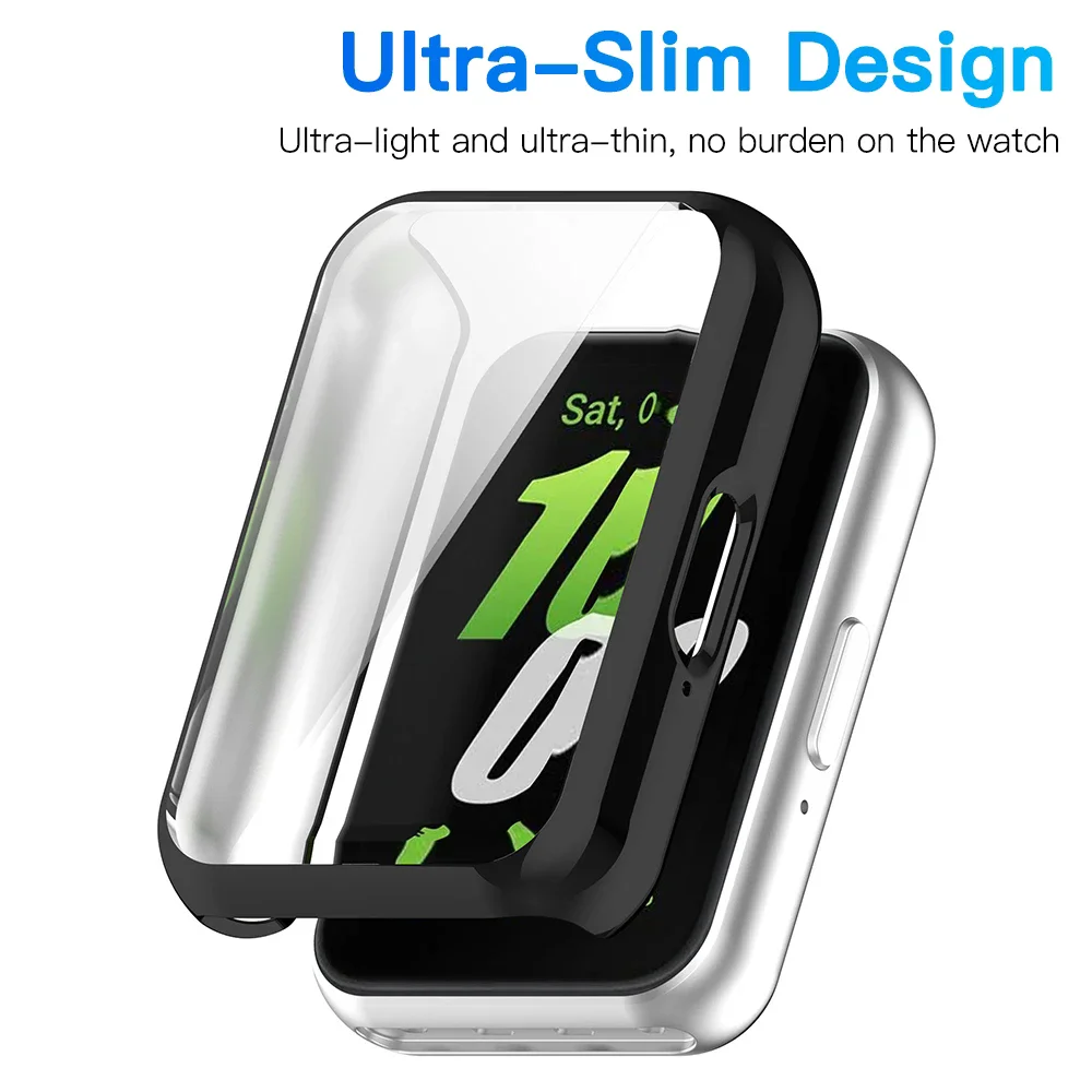 Full Coverage TPU Screen Protector Case for Galaxy Fit 3 Strap Accessories