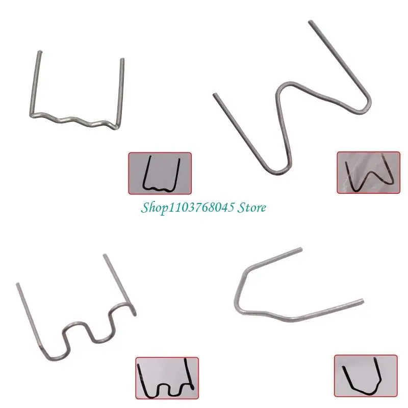 R53F 500 Pcs 스테이플용 플라스틱 핫 0.6/0.8mm 금이 간 영역을 함께 연결하기 위한 것