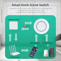 Tuya ZigBee Wireless Push Button Smart Scene Switch Controller Automation Scenario Linkage with Tuya devices Need Zigbee Gateway - Image 2