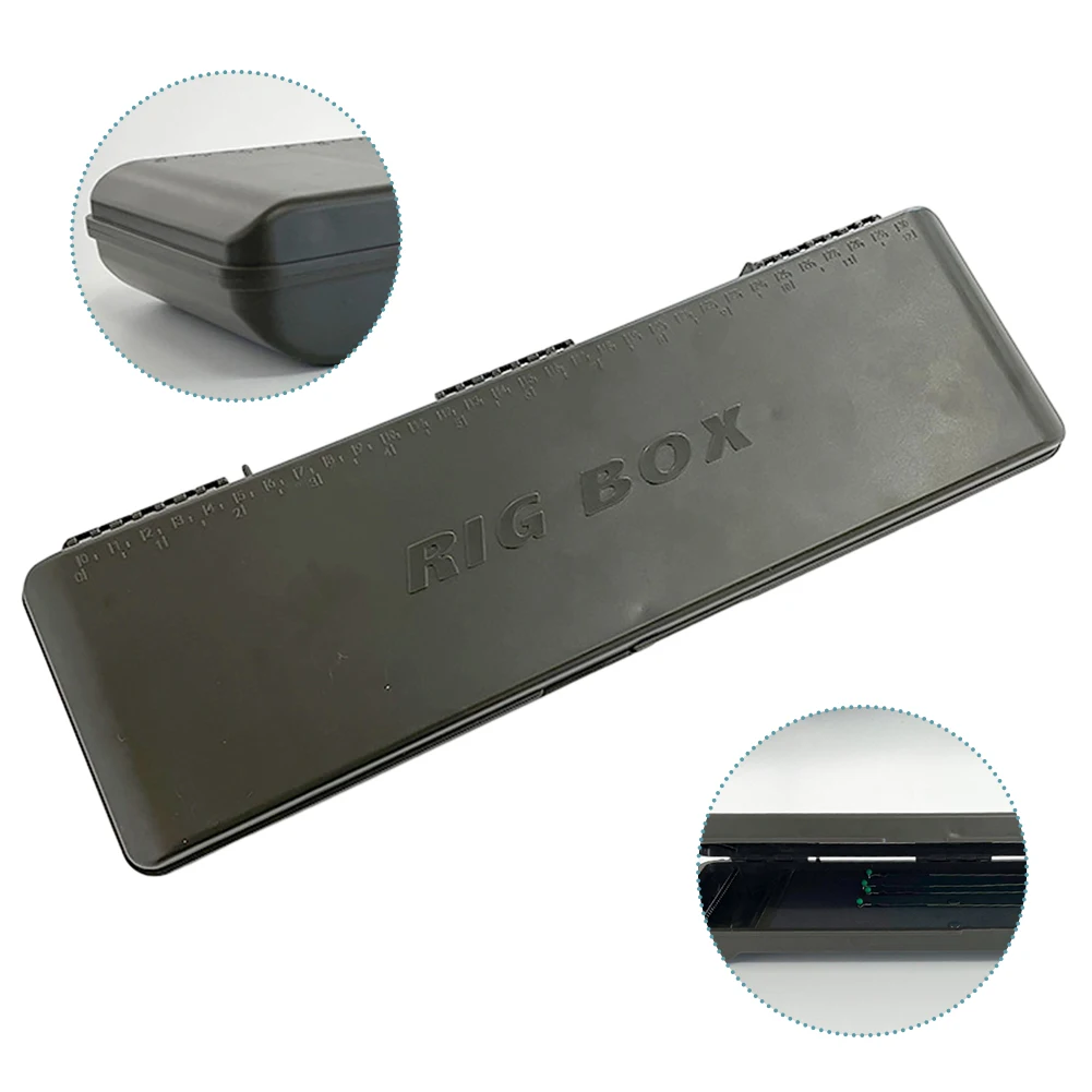 1pc Fishing Line Box Large Rig Safe Plastic Rig Magnetic Carp Fishing Box  34.5cm Storage Lure Bait Boxes Carp Fishing Gear Good