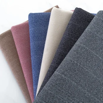 Herringbone Wool Suit Fabric 1