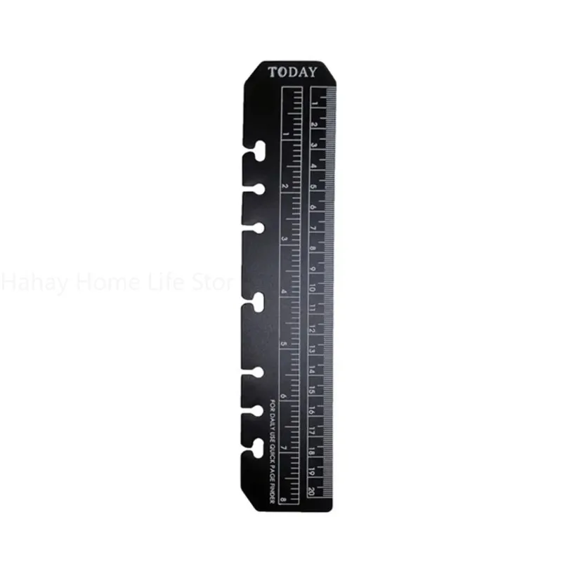 6 Hole A5 A6 A7 Bookmark Straight Ruler Children Math Drafting Drawing Ruler Clear Flexible Dividing
