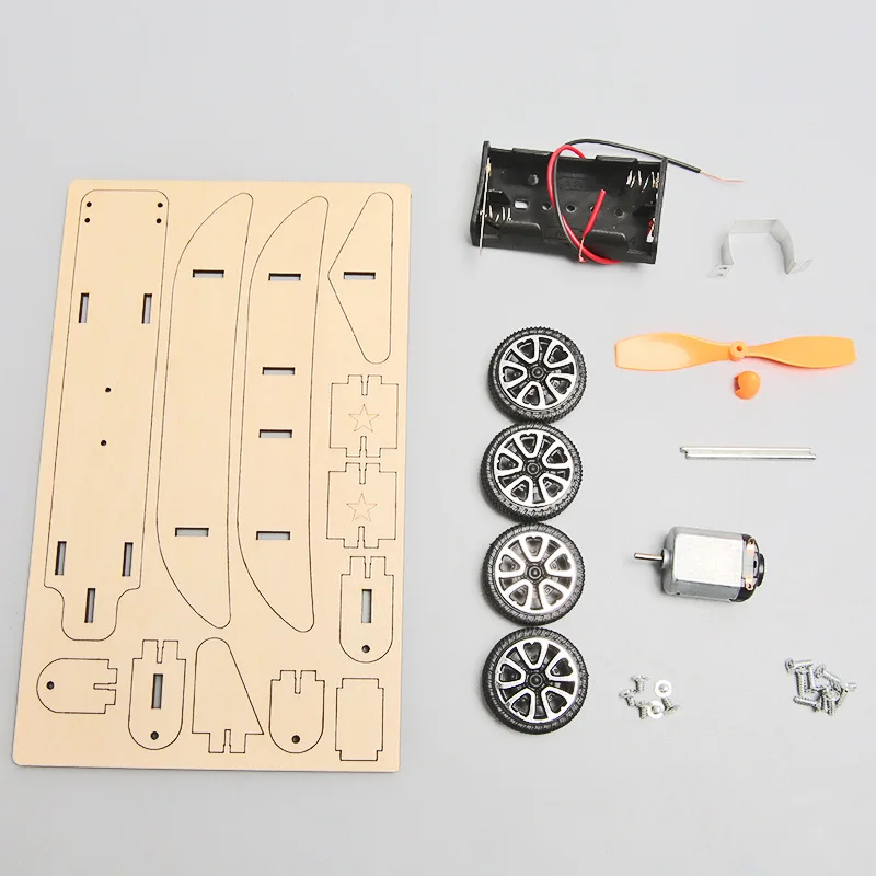 รูปสินค้า เครื่องบินไม้ DIY ไฟฟ้า สนุกสนานกับการทดลองวิทยาศาสตร์