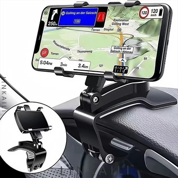 Supporto per telefono per auto Supporto per cruscotto universale Supporto per clip per auto Staffa GPS Supporto per telefono cellulare per auto in auto per iPhone Xiaomi Samsung