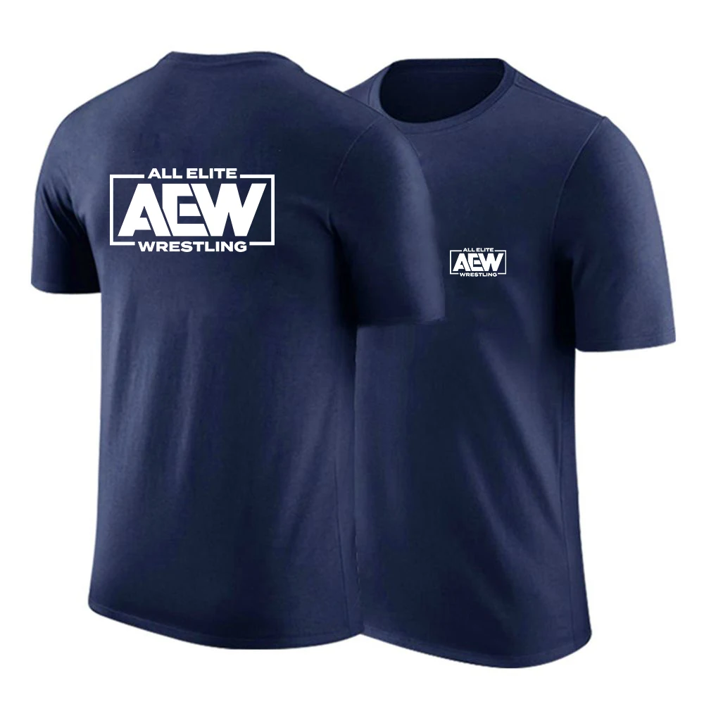 

2023 All Elite AEW Wrestling Summer Fashion New Printing Men T-shirt Outdoor Sports Ordinary Short Sleeve Comfortable Tops