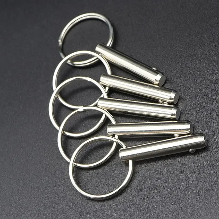 Spring Steel Ball Pins 316 Stainless Steel Ball Pins Fast Loading and Unloading Yacht Fittings Caravan Accessories Safety Pin