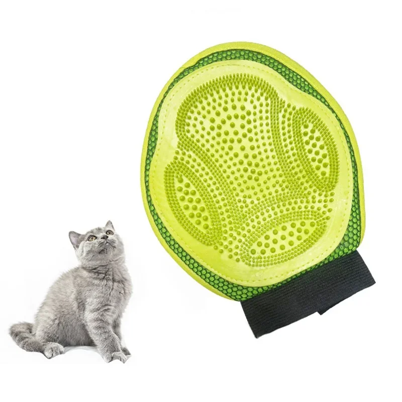 Pet Glove Cat Grooming Glove Cat Hair Deshedding Brush Remover Brush for Animal Gloves Dog Comb for Cats Bath Clean Massage Hair pet grooming gloves,pet hair remover gloves
