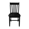 Schoolhouse Wood Dining Chair in Black (Set of Two) 2