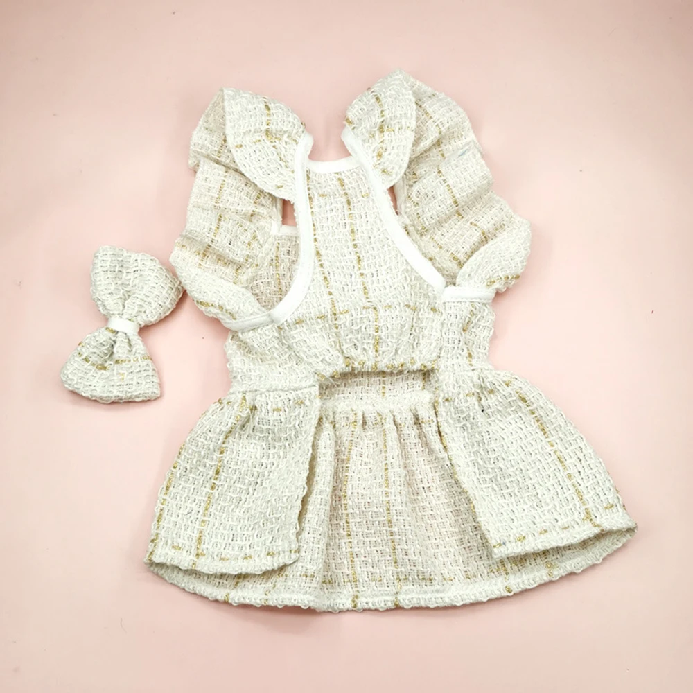 애완동물 용수철 귀여운 격자 무늬 드레스, 강아지 공주 드레스, 고양이, 디자이너 셔츠, 작은 강아지 가디건, 치와와, 요크셔, 가을