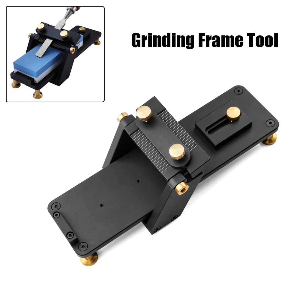 

Fixed Angle sharpener Aluminum alloy straight track woodworking chisel anti-slip ultra-fine sharpening stone edge mirror fine gr