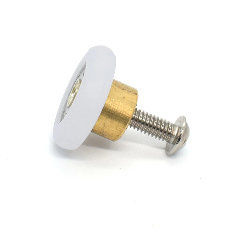 2PCS Shower Door Rollers Runners Wheels Single Wheel 19/23/25/27mm Sliding Roller Bearing Wheel Runners Replacement Hardware shower door rollers sliding door roller shower room rollers