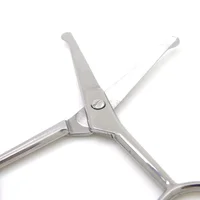 1pcs Round Head Safety Cuticle Manicure Scissors Professional Small Clipper Eyebrow Nose Hair Trimming Tweezers Beard 2