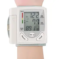Wrist Electronic Blood Pressure Monitor Tensiometer Sphygmomanometer BP Monitors LCD Digital Meter Tonometer Instrument 1