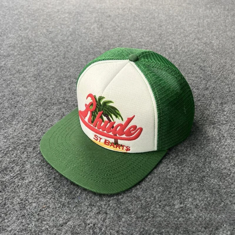

2024 new Trendy Brands RH High-quality Letter Embroidered Trucker Hat Men's and Women's Sunshade Hat Hip Hop Caps Dropshipping