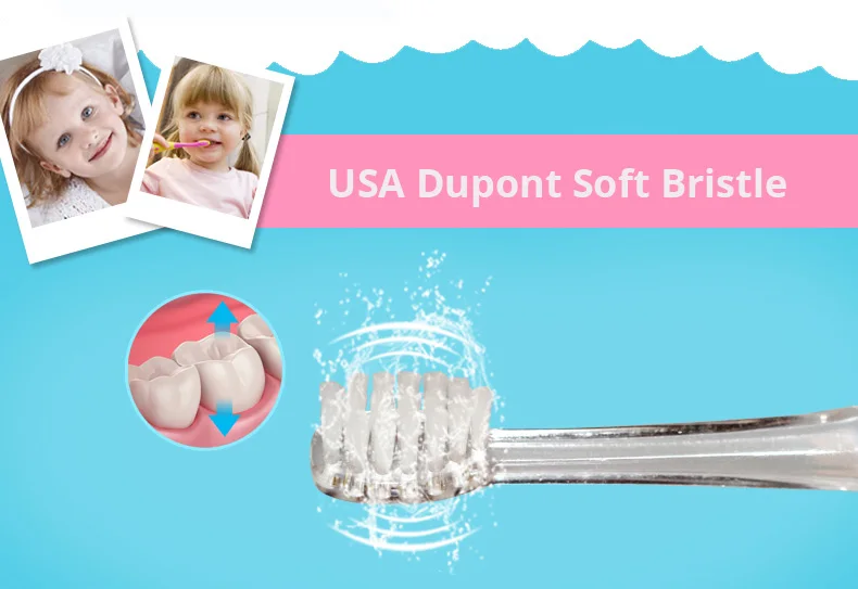 8Pcs Seago Replacement Toothbrush Heads SG-831/832 Soft Bristle Gum Care for Seago Child Electric Toothbrush SG977/EK6/EK7/SG513