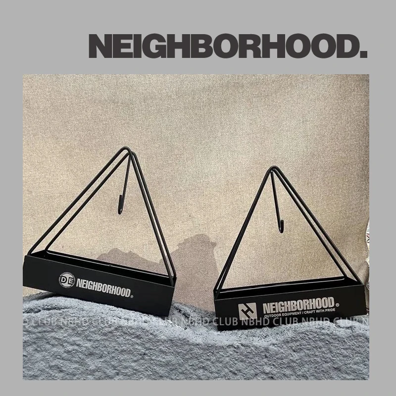 

NBHD summer outdoor camping blackened tactical iron modern home mosquito incense hanging bracket tray