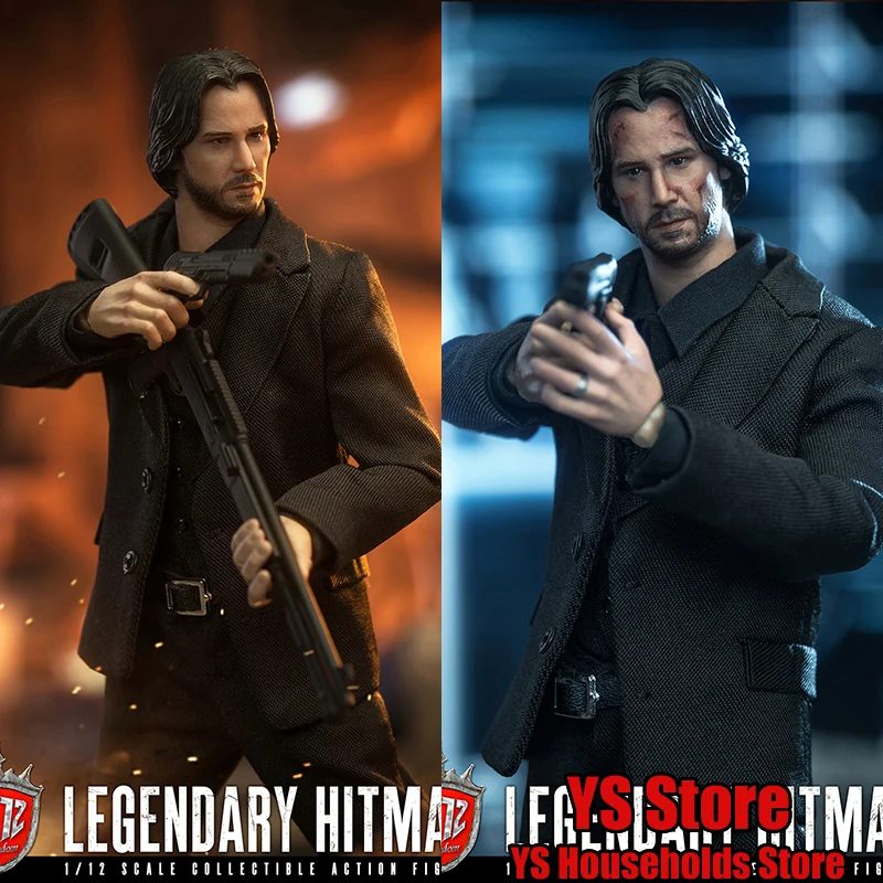 

Kingdom KD-9001 1/6 Scale Movable Cloth Action Figure Keanu Reeves Cold Killer Delicate 12" Full Set Soldier Model Fans Toys