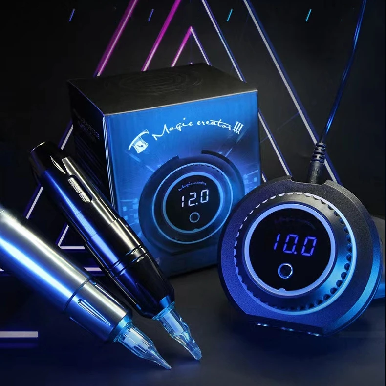 

3rd Generation Tattoo Power Supply Tattoo Pen Machine Coil Motor Machine Power Supply Variable Voltage Regulator Tattoo Supplies