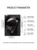 Classic fashion Alloy graduated men's mesh band quartz watch with Necklace Ring Bracelet Set Party Party Gift collection 6