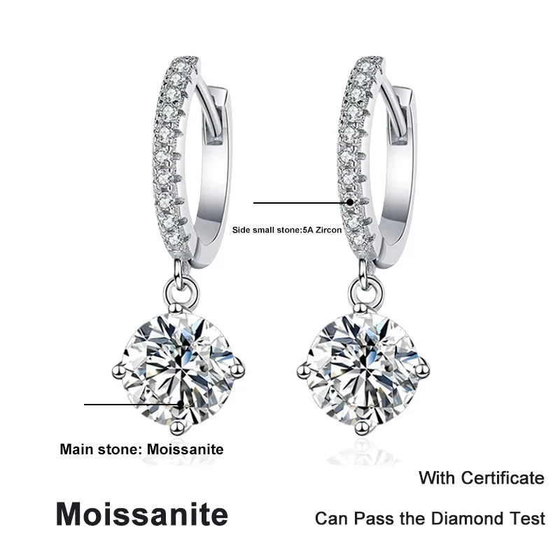 Moissanite Earrings