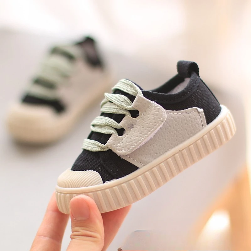 Baby Shoes Soft Sole Anti Slip Single Canva for Boy Girl