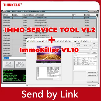 2024 Hot sell ImmoKiller V1.10 New IMMO Off Software v1.1 ECU Programmer IMMO SERVICE TOOL V1.2 Immo Off Software 2 in 1 1