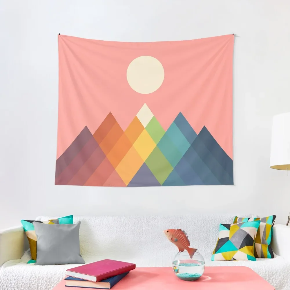 

Rainbow Peak Tapestry Wall Decorations Aesthetics For Room Nordic Home Decor Tapestry