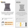Velvet Dining Chairs Set of 6, Ring Pull Trim and Button Back, Luxury Tufted Dining Chairs for Living Room, Dining Chair 5