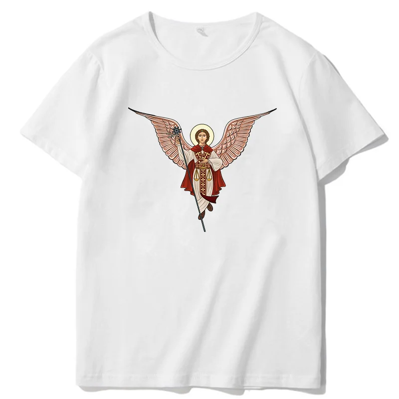 

Fashion Summer t shirt for men Angel Coptic Angels Harajuku graphic t shirts short sleeve t-shirts Tees Tops Men's clothing