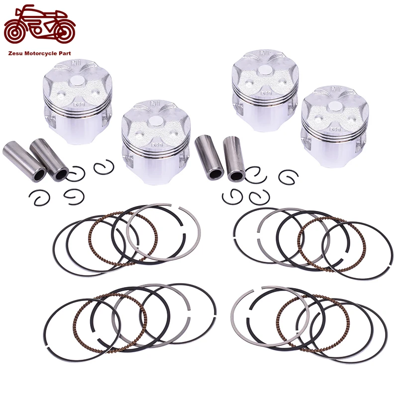 

Motor Bike Engine Piston Rings Kit 48.5mm 48.75mm 49mm 49.25mm 49.5mm STD~+100 Pin 13 For Honda CBR250 MC19 KY1 CBR 250 Chainsaw