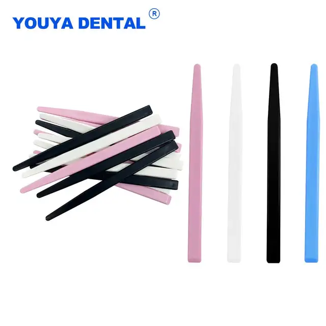 5pcs Dental Mixing Spatula Plastic Mixing knife Cement Powder Plaster Mixing Material For Impression Mixed Pad Dentist Lab Tools