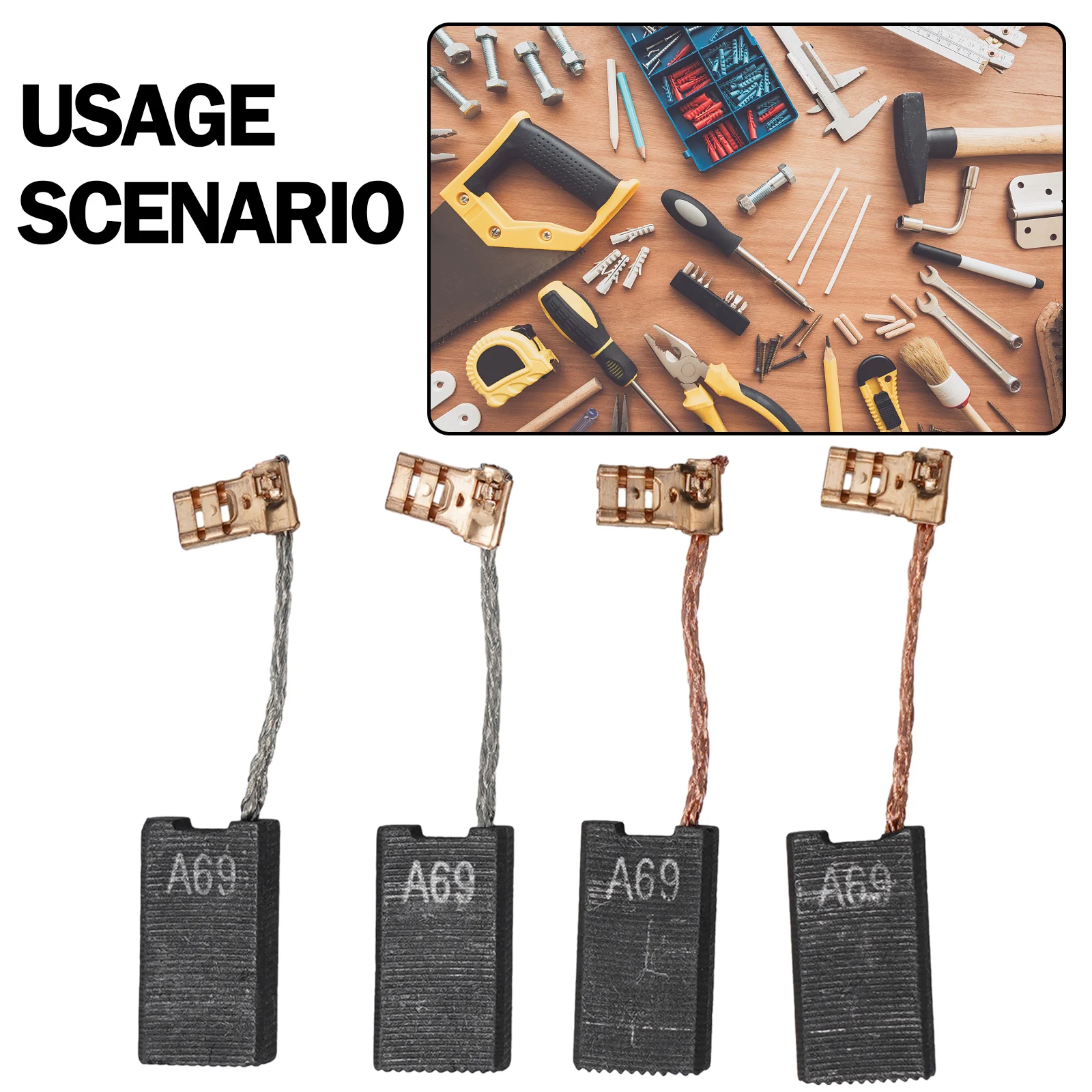 Funzionalità Affidabile Spazzole Di Carbone 4 Pezzi 1617014122 1617014138 Compatibili Con Bos Ch Gbh 5/40 Dce Gbh 5 Dce