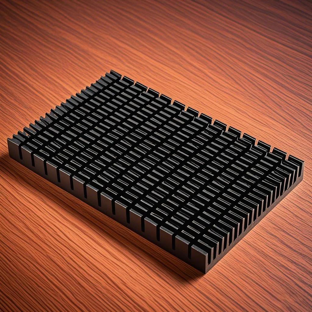 1pc High Quality 150*93*15MM Heating Panel Heat sink Aluminum Heatsink Plate Black Radiator 1