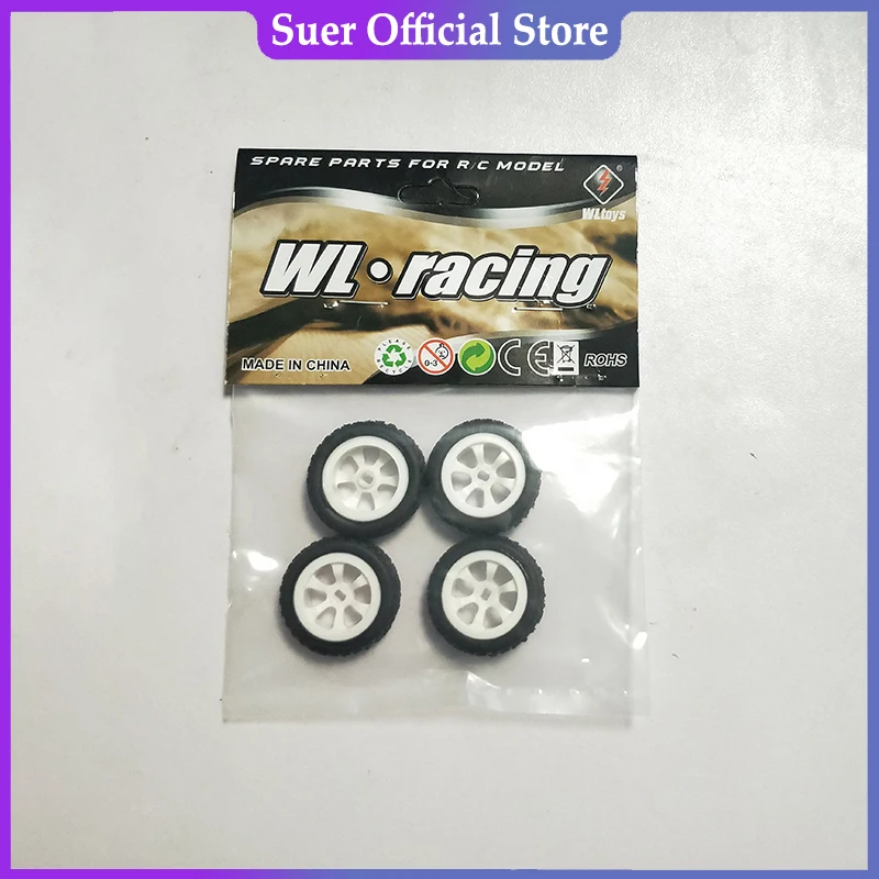 Wltoys 1:28 Rc Ricambi Per Auto K989-49 Mozzo Ruota Boss K989-53 Pneumatici Accessori Originali Assemblati Kit Di Pneumatici Da Rally Fuoristrada