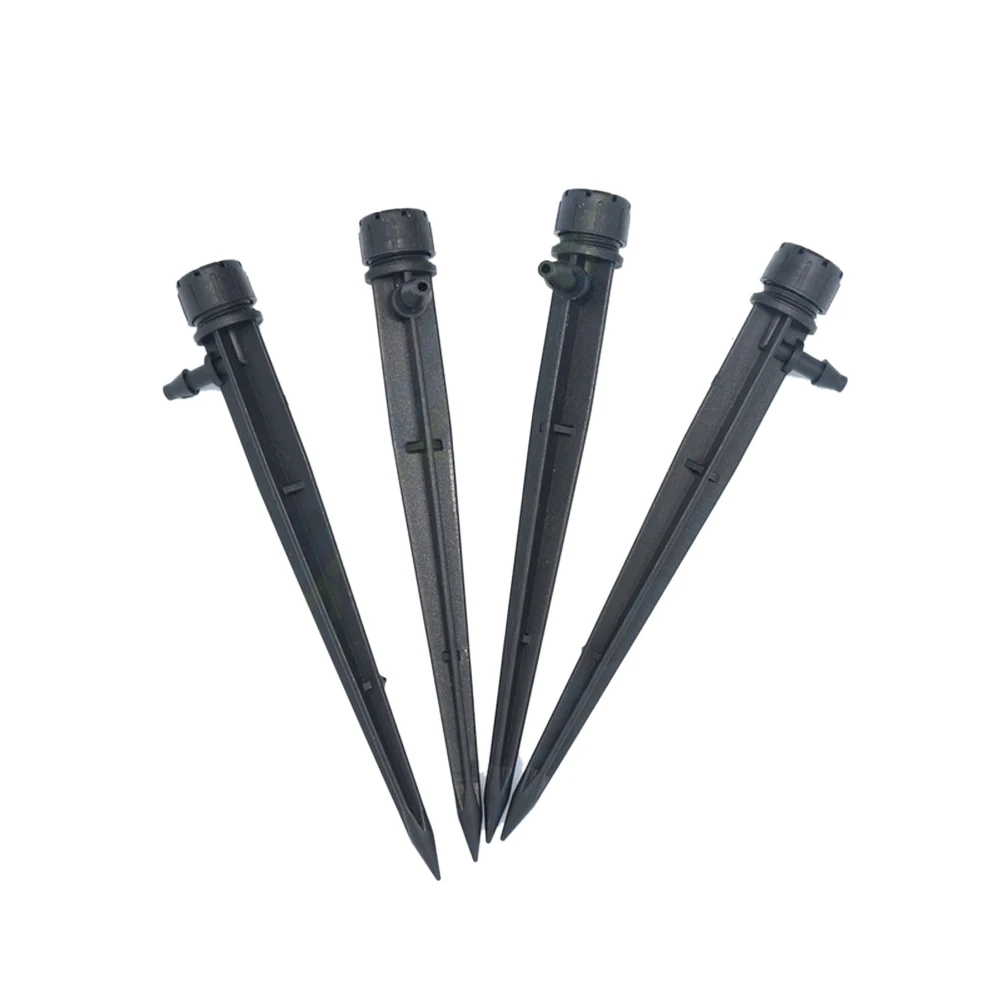 50-150PCS Inserting ground Garden Watering Drip Irrigation Adjustable Sprinkler 360 degree 4/7 mm Hose 8 Holes Drippers