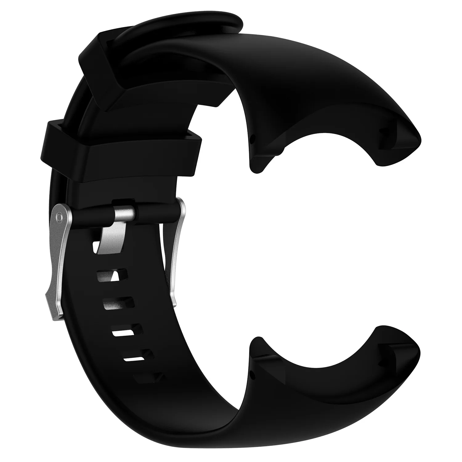 Cinturino Di Ricambio In Silicone Per Cinturino Da Polso Per Suunto Core All Black Sports Watch Black