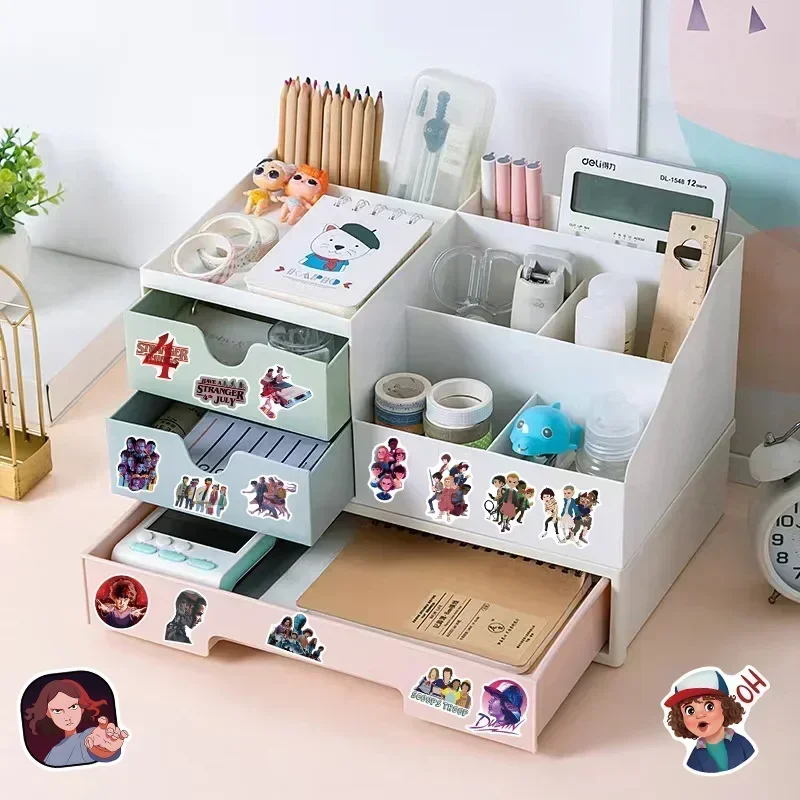 랜돈 50개 SF 스릴러 미국 스트레인저 씽즈 물컵 노트북 여행가방 방수 장 그래피티 스티커